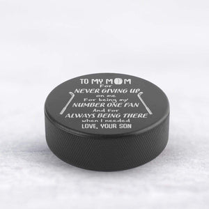Hockey Puck - Hockey - To My Mom - From Son - For Always Being There - Gai19006