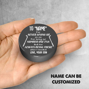 Hockey Puck - Hockey - To My Mom - From Son - For Always Being There - Gai19006