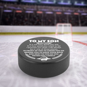 Hockey Puck - Hockey - To My Son - I Love You - Gai16017