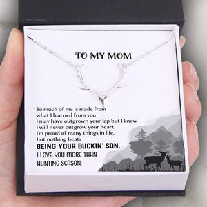 Hunter Necklace - Hunting - To My Mom - I Love You More Than Hunting Season - Gnt19003