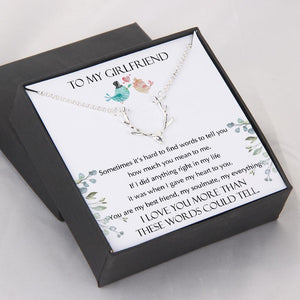 Hunter Necklace - To My Girlfriend - I Love You More Than These Words Could Tell - Gnt13007