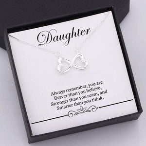 Infinity Heart Necklace - To My Daughter - Gna17004
