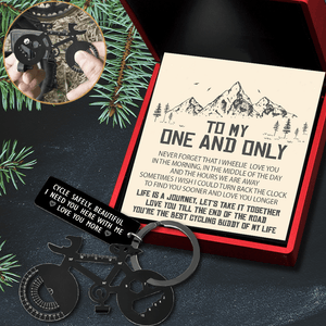 Jet Black Cycling Multi-tool Keychain - Cycling - To My One And Only - I Need You Here With Me - Gkzo13001