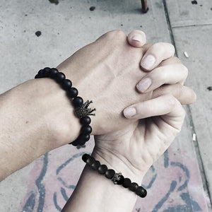 King & Queen Couple Bracelets - Family - To My Fianceé - I Can't Wait To Marry You - Gbae25003