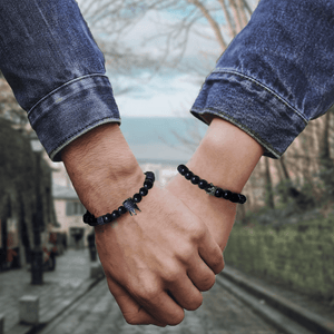 King & Queen Couple Bracelets - Hiking - To My Man - You Are My True North That Always Leads Me Home - Gbae26012
