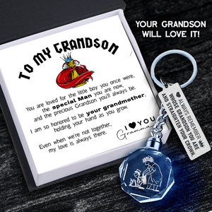 Led Light Keychain - Family - To My Grandson - Even When We're Not Together, My Love Is Always There - Gkwl22004
