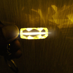 Led Light Scrambler Keychain - Biker - To My Man - I Love You - Gkwi26001