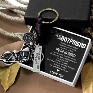 Motorcycle Keychain - To My Boyfriend - You Are My Infinity - Gkx12002