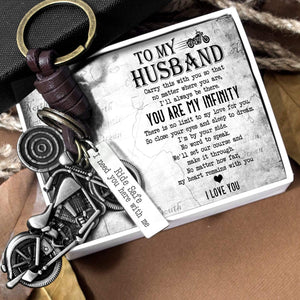 Motorcycle Keychain - To My Husband - I Love You - Gkx14006