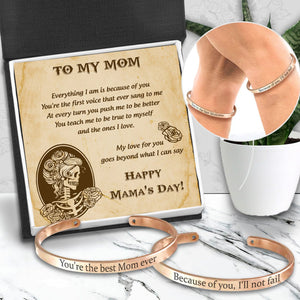 Mum & Daughter Bracelets - Skull - To My Mom - My Love For You Goes Beyond What I Can Say - Gbt19011
