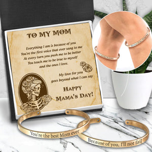 Mum & Daughter Bracelets - Skull - To My Mom - My Love For You Goes Beyond What I Can Say - Gbt19011