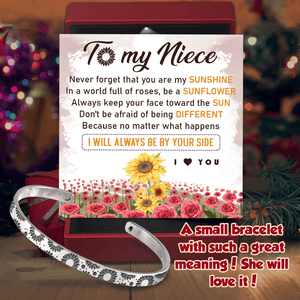 Niece Bracelet - Family - To My Niece - I Will Always Be By Your Side - Gbzf28003