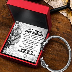 Norse Dragon Bracelet - Viking - To My Daughter - I Love You To Valhalla And Back - Gbzi17003