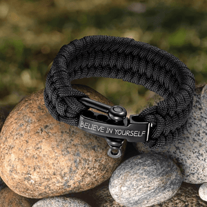 Paracord Rope Bracelet - Camping - To My Son - Always Believe In Yourself As Much As I Believe In You - Gbxa16009