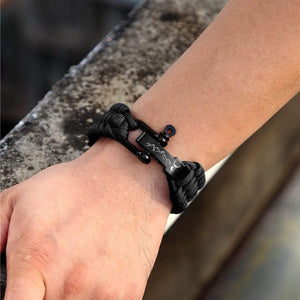 Paracord Rope Bracelet - Hunting - To My Man - How Much You Mean To Me - Gbxa26004