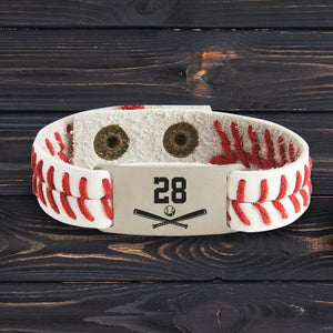 Personalized Baseball Bracelet - Baseball - To My Son - I Will Always Be Your No.1 Fan - Gbzj16020
