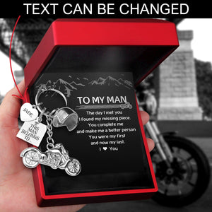 Personalized Classic Bike Keychain - Biker - To My Man - I Love You - Gkt26025