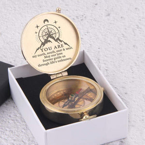 Personalized Engraved Compass - May Our Love Forever Guide Us - Gpb26120