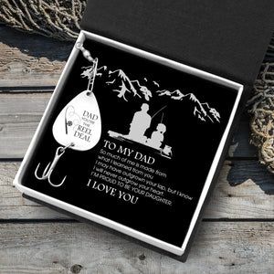 Personalized Engraved Fishing Hook - To Dad - From Daughter - You're The Reel Deal - What I Learned From You - Gfa18009