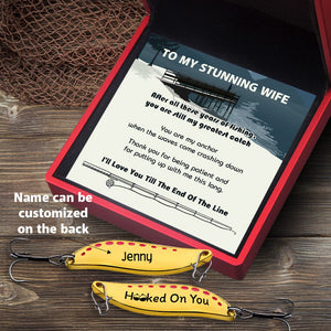 Personalized Fishing Spoon Lure - Fishing - To My Wife - You Are Still My Greatest Catch - Gfaa15001