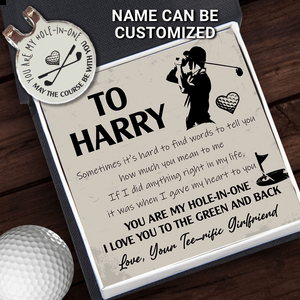 Personalized Golf Marker - Golf - To My Par-fect Boyfriend - How Much You Mean To Me - Gata12002
