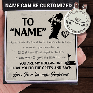 Personalized Golf Marker - Golf - To My Par-fect Boyfriend - How Much You Mean To Me - Gata12002