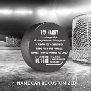 Personalized Hockey Puck - Hockey - To My Son - My Most Favorite Hockey Player - Gai16008