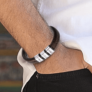 Personalized Leather Bracelet - Wedding - To My Future Husband - I Have Found My Home - Gbzl24001