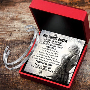 Personalized Viking Rune Couple Bracelets - To My Shieldmaiden - I Love You To Valhalla And Back - Gbt13024