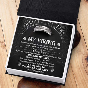 Rune Ring - My Viking - You Are My Life - Gri26004