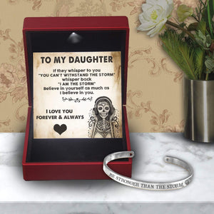 Skull Bracelet - Skull & Tattoo - To My Daughter - I Am The Storm - Gbzf17007