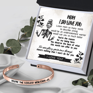 Skull Bracelet - Skull - To My Mom - You're The Reason For My Being Here - Gbzf19050