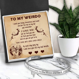 Skull Bracelet - Skull - To My Weirdo - I Will Love You Till My Last Breath - Gbzf13002
