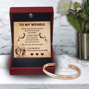 Skull Bracelet - Skull - To My Weirdo - I Will Love You Till My Last Breath - Gbzf13002