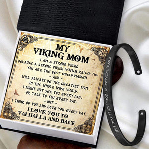 Skull Bracelet - Viking - My Viking Mom - You Are The Best Shield Maiden - Gbzf19002