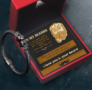 Skull Cuff Bracelet - Beard - To My Man - Thank You For Coming Into My Life - Gbbh26019