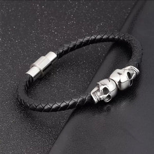 Skull Cuff Bracelet - Skull - I Love You - Gbbh00000