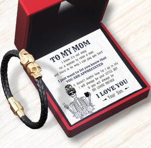 Skull Cuff Bracelet - Skull - To My Mom - You Are Appreciated - Gbbh19006