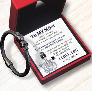 Skull Cuff Bracelet - Skull - To My Mom - You Are Appreciated - Gbbh19006