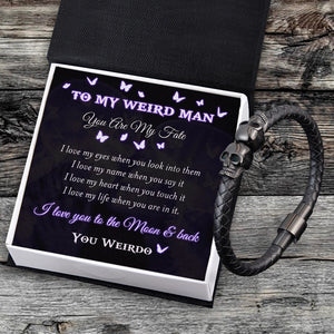Skull Cuff Bracelet - Skull - To My Weird Man - You Are My Fate - Gbbh26017
