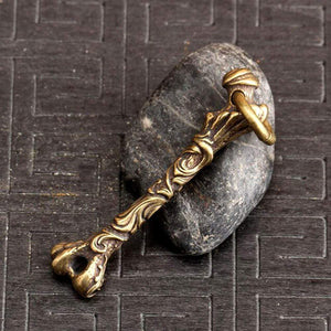Skull Keychain Holder - Skull & Tattoo - To My Son - You Will Never Lose - Gkci16001