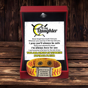 Softball Bracelet - Softball - To My Daughter - I'm Always Here For You - Gbzk17011