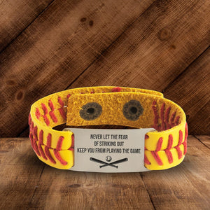 Softball Bracelet - Softball - To My Granddaughter - I Will Always Be Your No.1 Fan - Gbzk23005