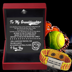 Softball Bracelet - Softball - To My Granddaughter - My Favorite Softball Player - Gbzk23004