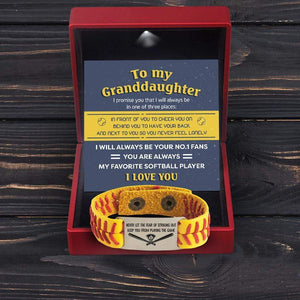 Softball Bracelet - Softball - To My Granddaughter - You Are Always My Favorite Softball Player - Gbzk23002