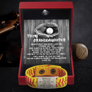 Softball Bracelet - Softball - To My Granddaughter - You Are Always My Favorite Softball Player - Gbzk23006