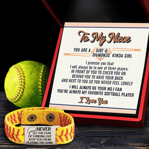 Softball Bracelet - Softball - To My Niece - I Love You - Gbzk28002