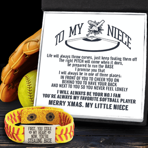 Softball Bracelet - Softball - To My Niece - You Are Always My Favorite Softball Player - Gbzk28003