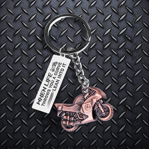 Sportbike Keychain - Biker - To My Man - I Love You - Gkei26004