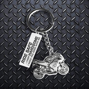 Sportbike Keychain - Biker - To My Man - Ride Safe, Handsome - Gkei26003